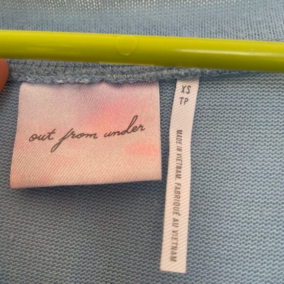 Urban Outfitters Out From Under Top Size Light Blue XS - Picture 3 of 4
